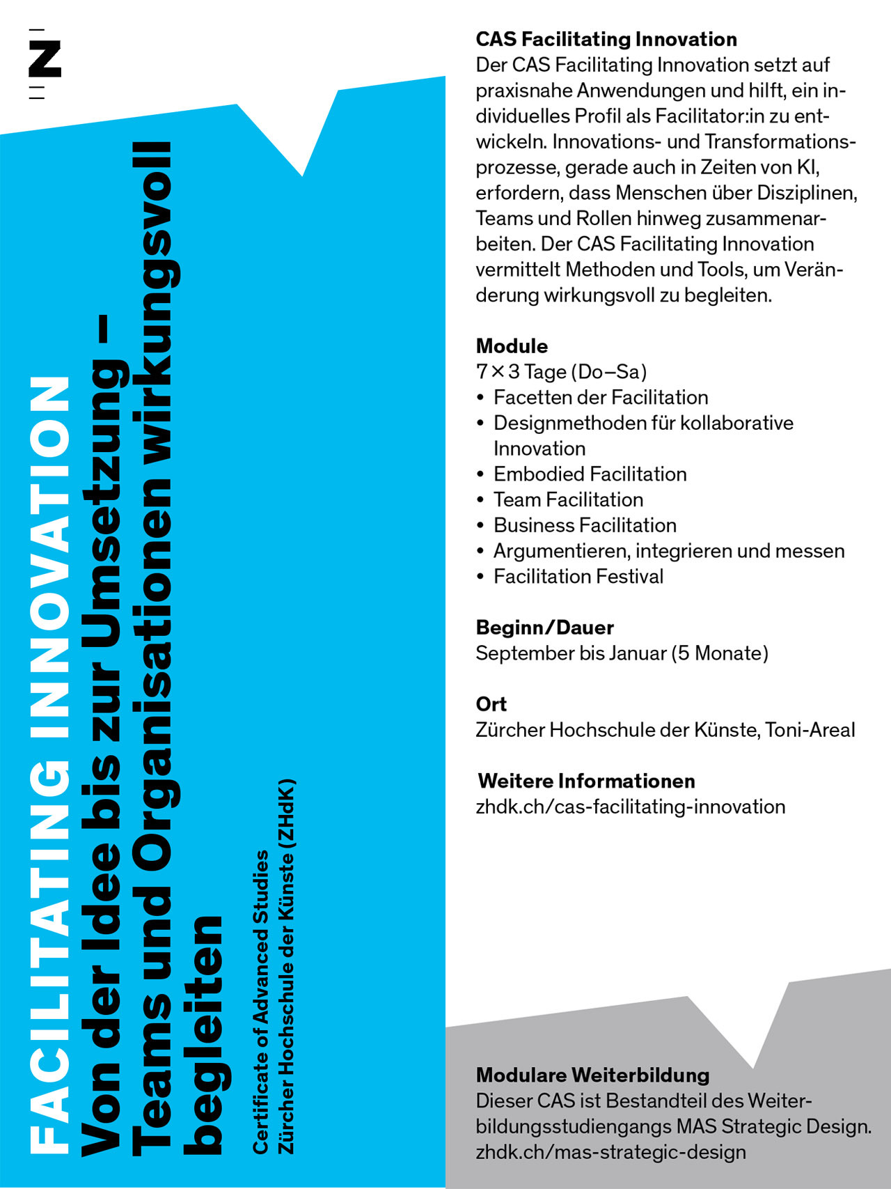 Flyer CAS Facilitating Innovation