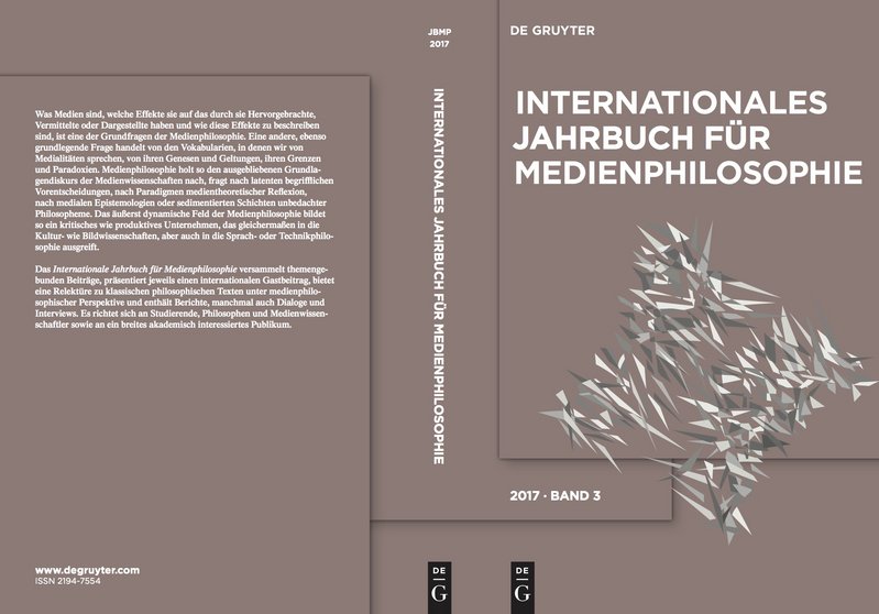 Foto: Cover Band 3 Jahrbuch Medienphilosophie