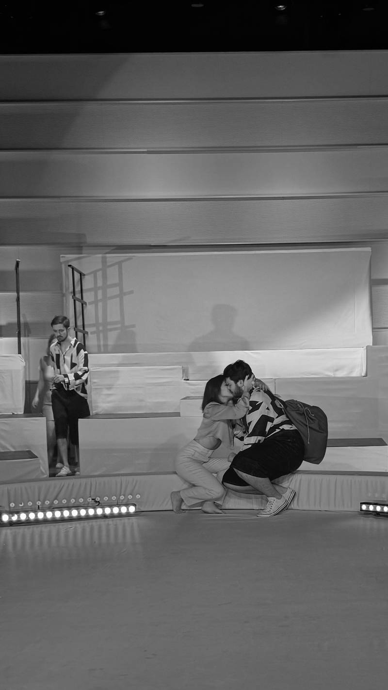 Dido and Aeneas - rehearsal picture