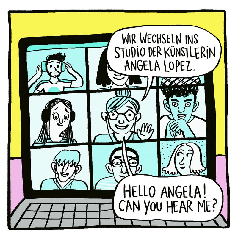 Comic Digitale Exkursion, Bild 1