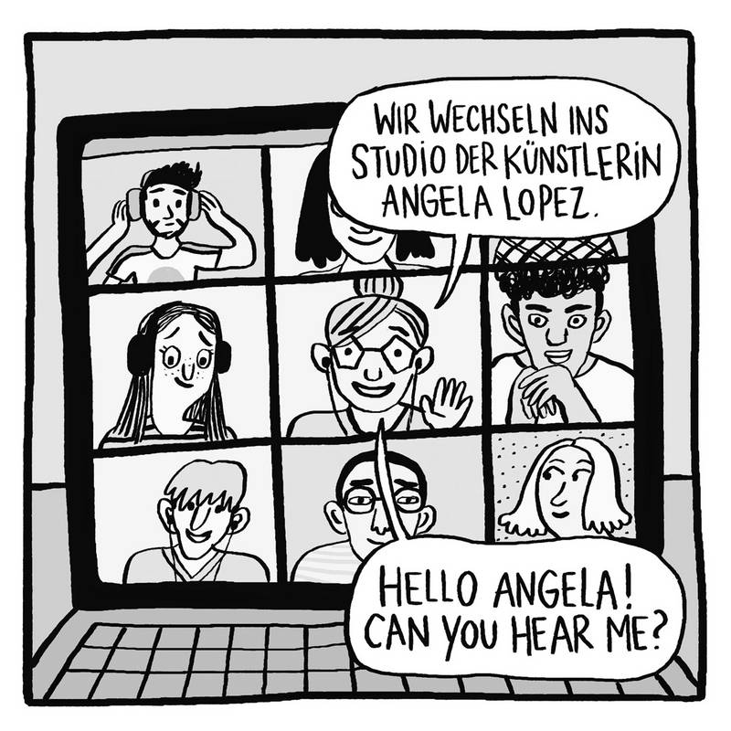 Comic Digitale Exkursion, Bild 1