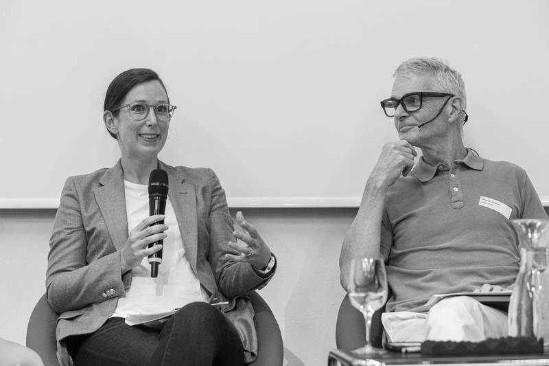 CEF 24 – Discussion Panel – Anna Roth, Christoph Weckerle, Photo: Johannes Dietschi, © ZCCE