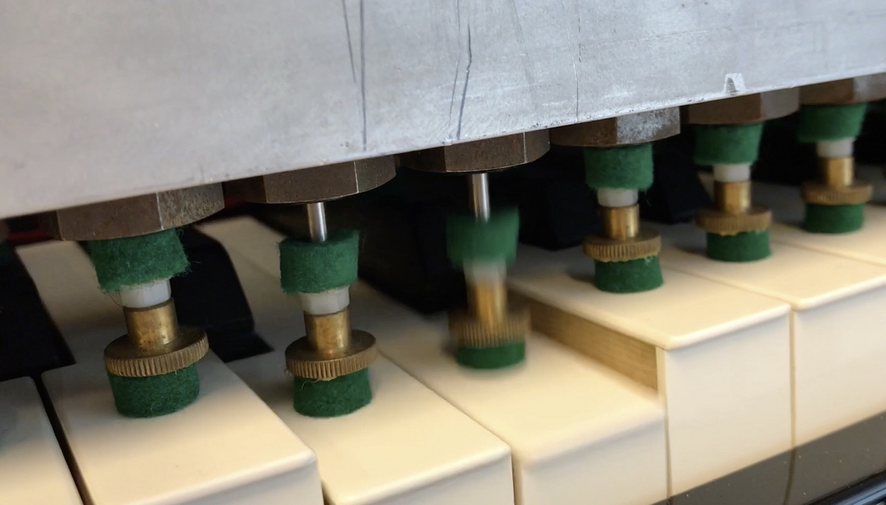 Klavierautomat close-up
