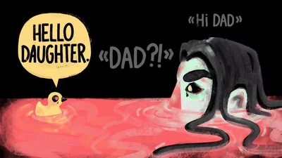 'Psychotic Bathtub' is a fictionalised game dealing with a psychotic disorder. © Fachrichtung Game Design, ZHdK.