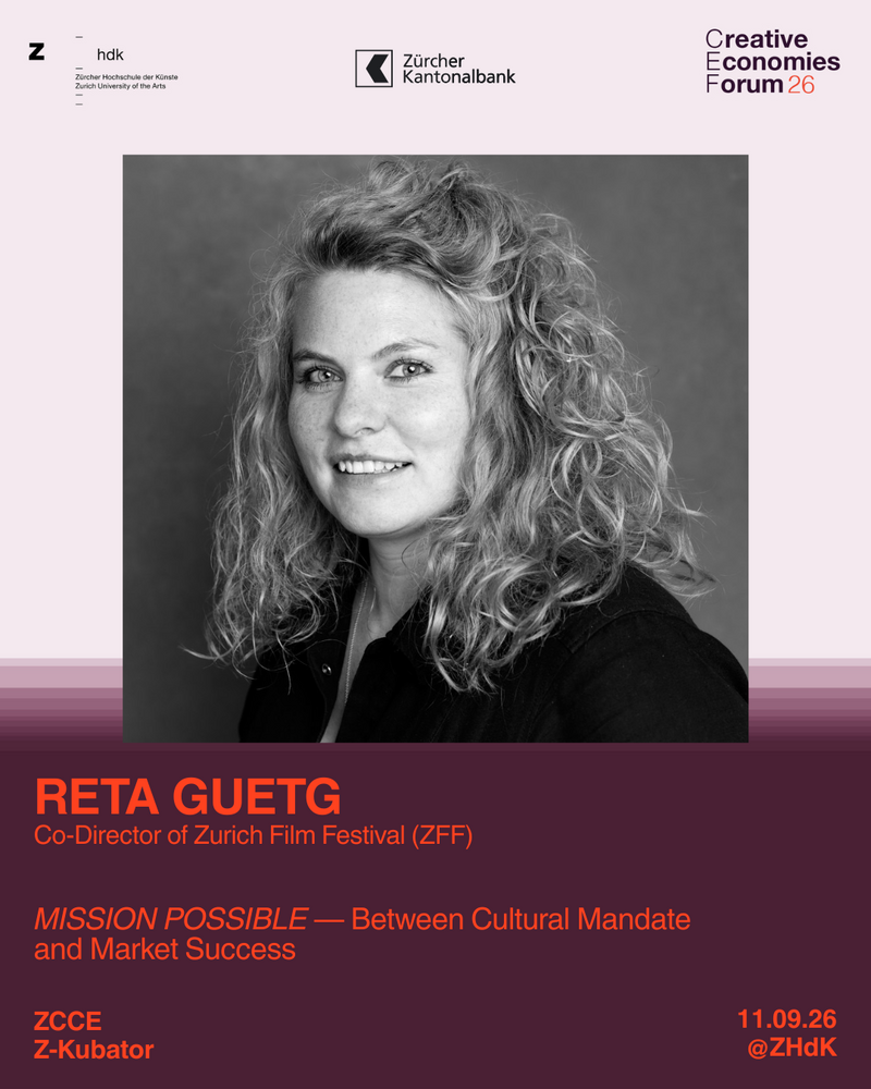 Porträt von Reta Guegt, ZFF