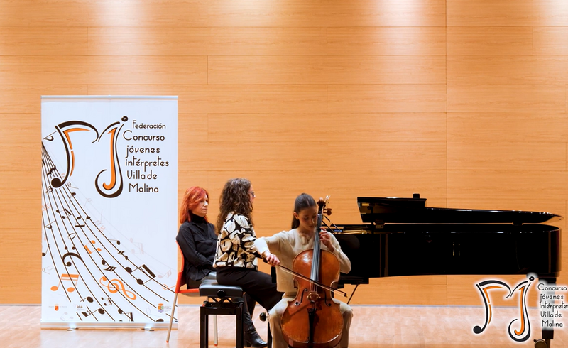Celia Ruiz Bermudo at the 11th Villa de Molina Young Performers Competition (YouTube screenshot)