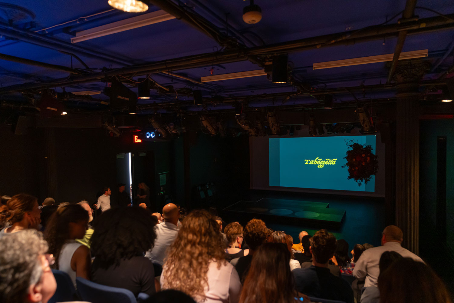 Raphael Stägers «Tschäggättä» an der Climate Week. © Swissnex.