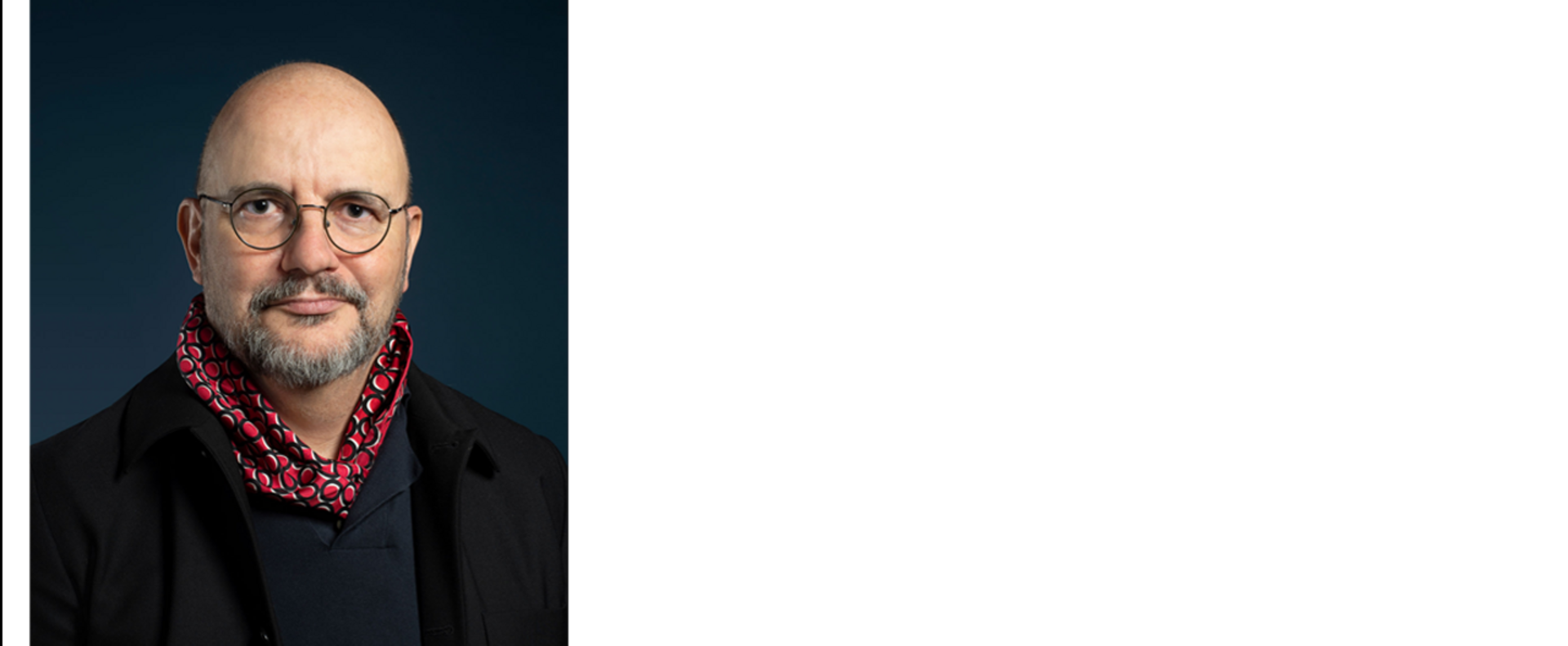 Porträt Prof. Hansuli Matter, Direktor Departement Design