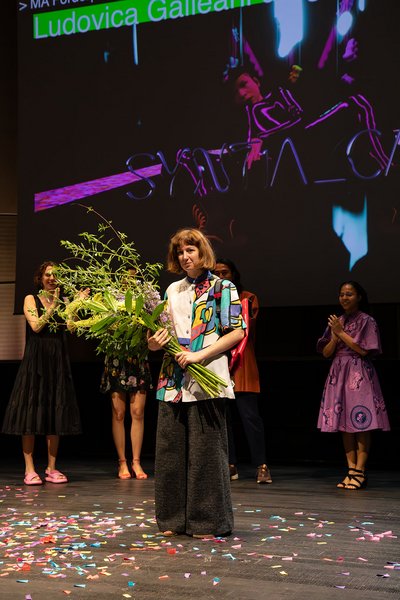 Master ZHdK Förderpreis Design Gewinnerin Ludovica Galleani d’Agliano aus der Fachrichtung Interaction Design. Foto: David Jäggi. © ZHdK.