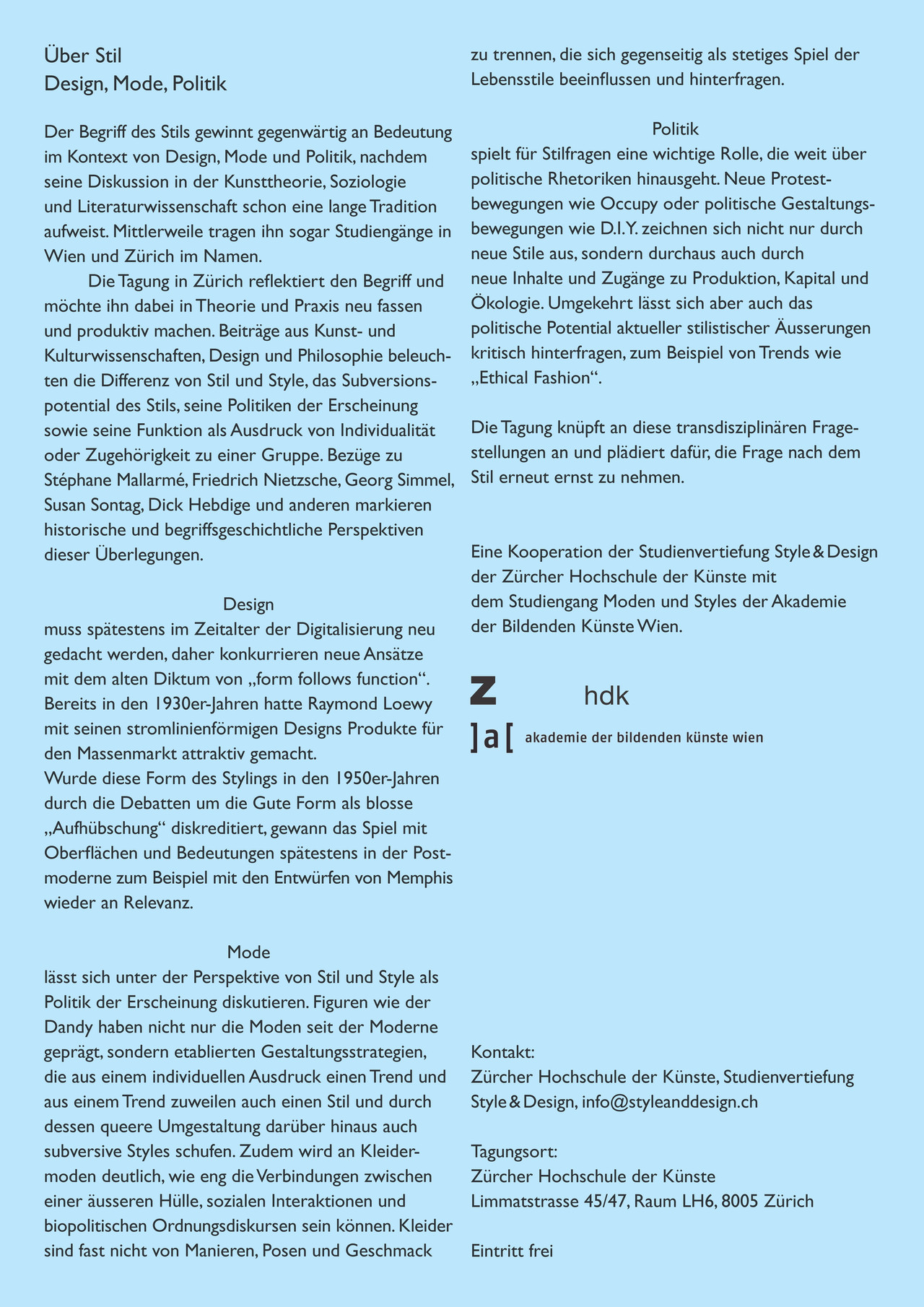 Ueber Stil Programm Page2