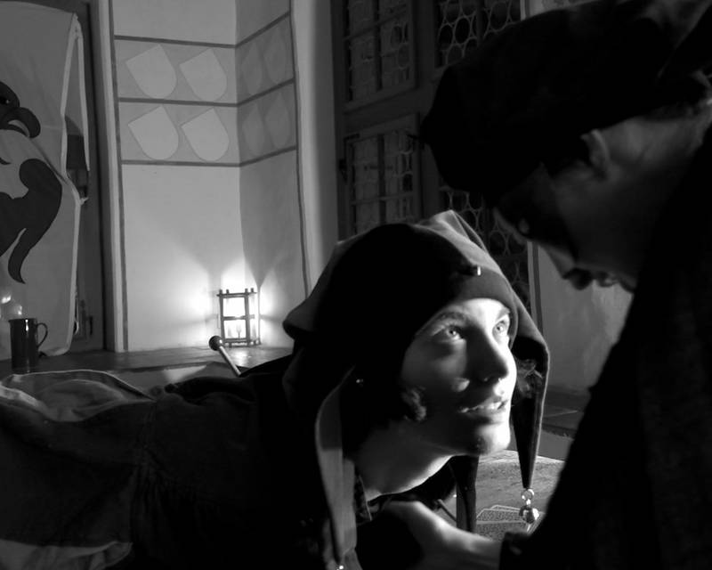 THE ADMIRER 2024 Stummfilm  4:3, Schwarzweiss  22", Englisch/Mittelhochdeutsch, Gezeigt im Kino