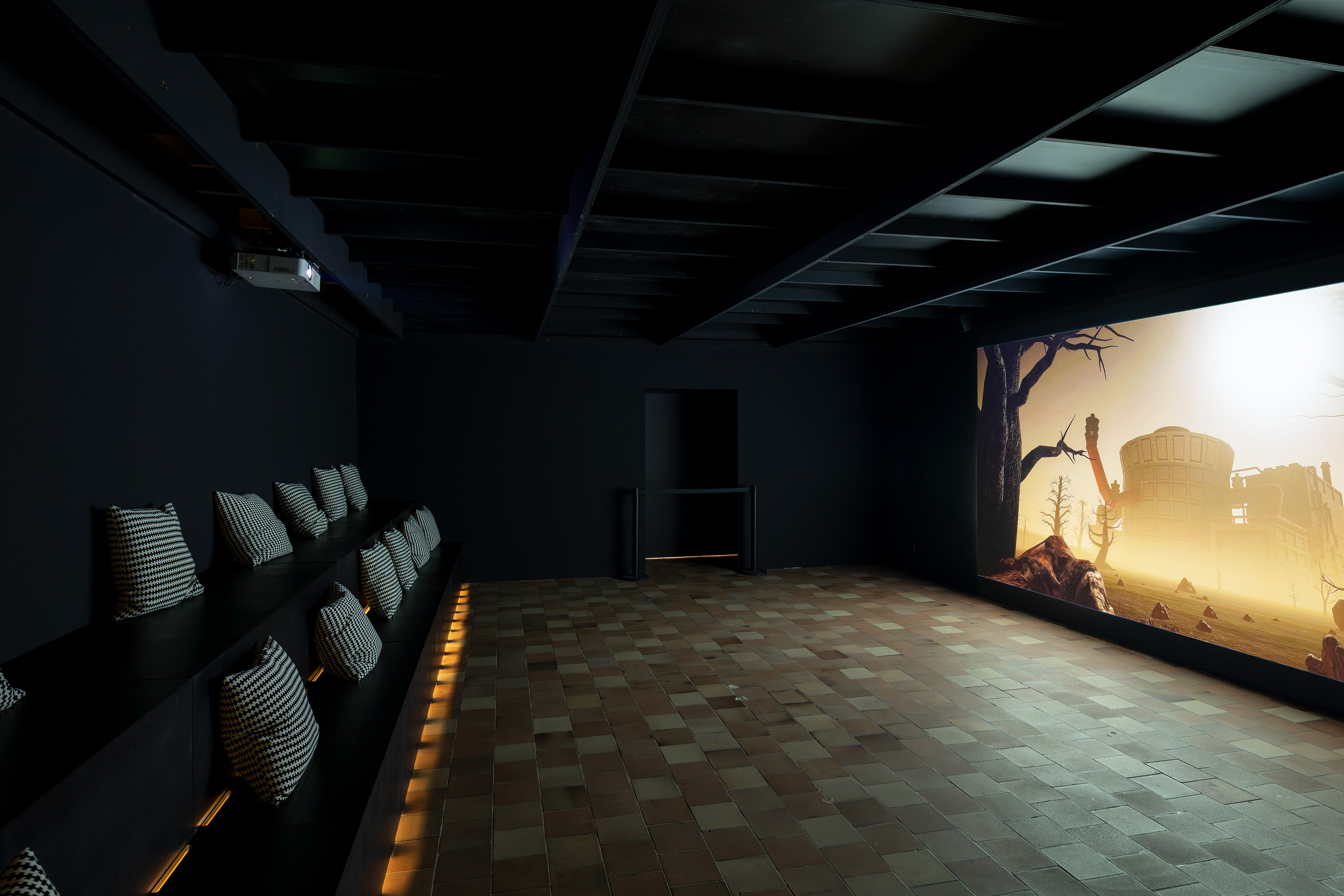 Kurzfilm «Die perfekte Form» an der Vernissage. © Museum für Gestaltung.