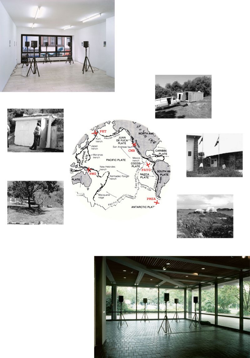 Photo: Florian Dombois, Circum Pacific 5.1, website screenshot, 2010