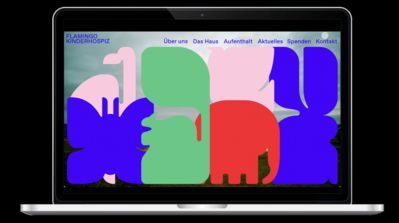 Visueller Auftritt des Kinderhospizes Flamingo, Gestaltungsvorschlag des Gewinnerteams