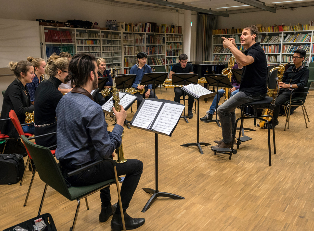 Saxophone lesson