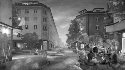 Grau wird Grün