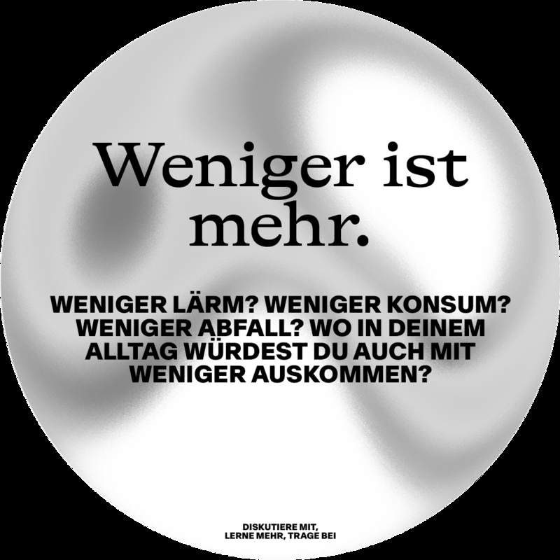 Weniger ist mehr