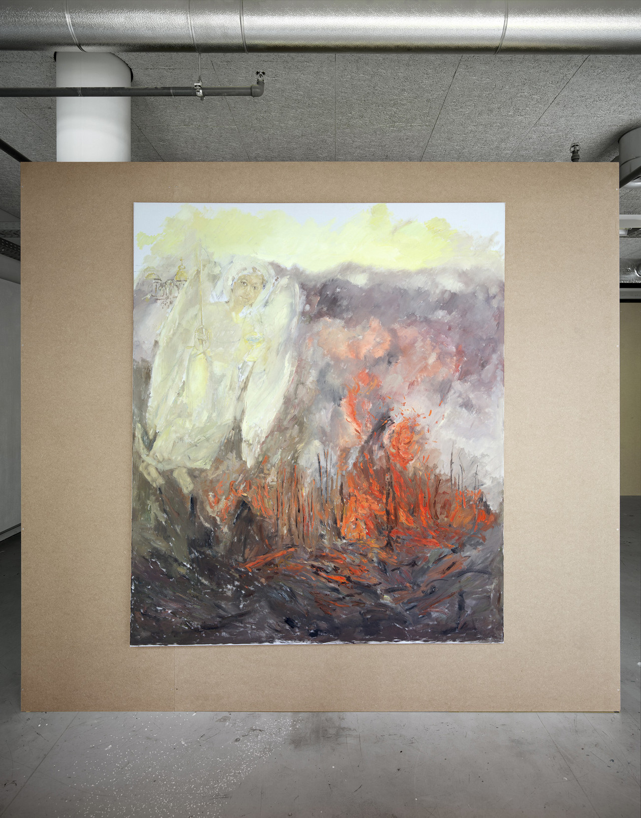 SEREBRIANSKY FOREST (unfinished) 2025 Oil on canvas ​​​​​​​160 x 190 cm