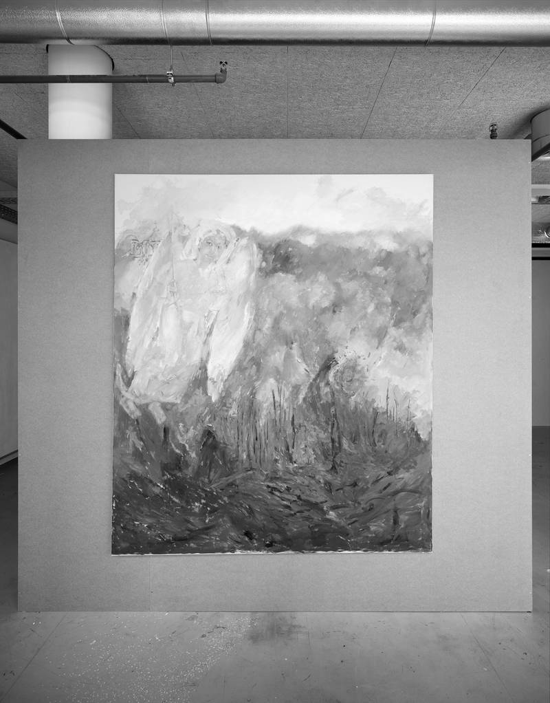 SEREBRIANSKY FOREST (unfinished) 2025 Oil on canvas ​​​​​​​160 x 190 cm