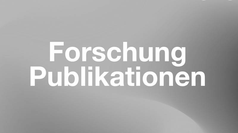 Forschung / Publikationen