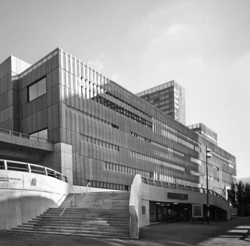 Foto: Aussenansicht der ZHdK von Norden
