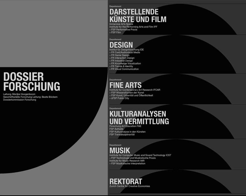 Organigramm Forschung. Grafik: Patrik Ferrarelli