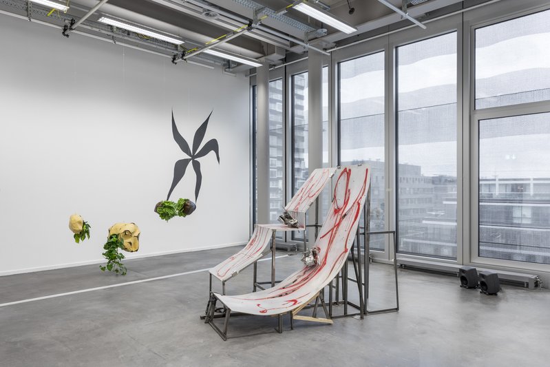 BA Fine Arts Diplomausstellung 2024, Ausstellungsansicht. Foto: Oliver Kümmerli