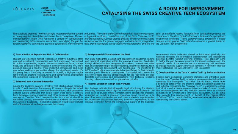 Swiss Tech Report S 2