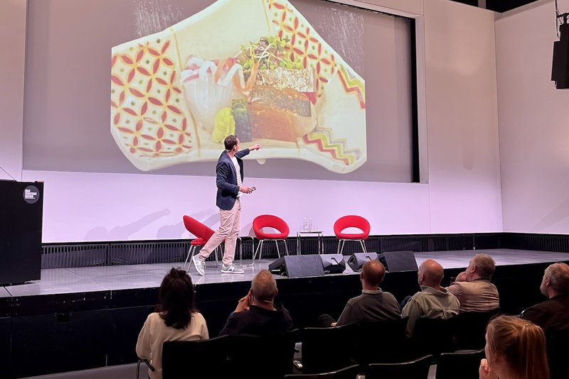 Malte Härtig an der Strategic Design Lecture der ZHdK