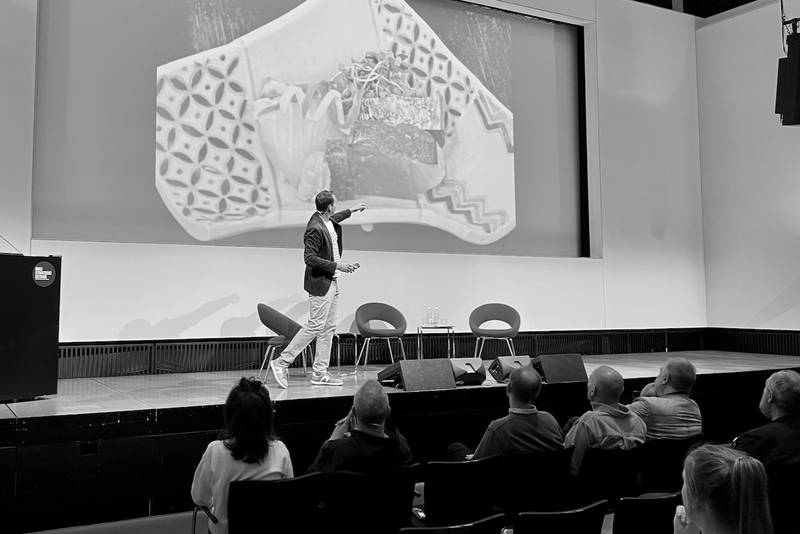 Malte Härtig an der Strategic Design Lecture der ZHdK