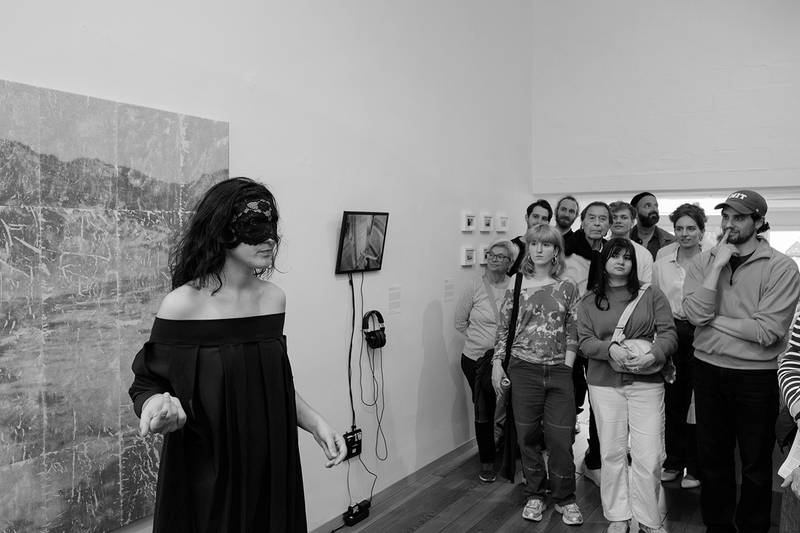 Vernissage NEWKAMMER II: Present Positions, Atelier Righini-Fries, Zürich, April 2026. Bild © Gabriel Bienz