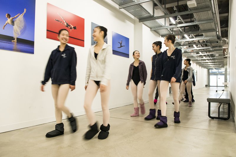 Photo: tAZ students walking down the tAZ corridors