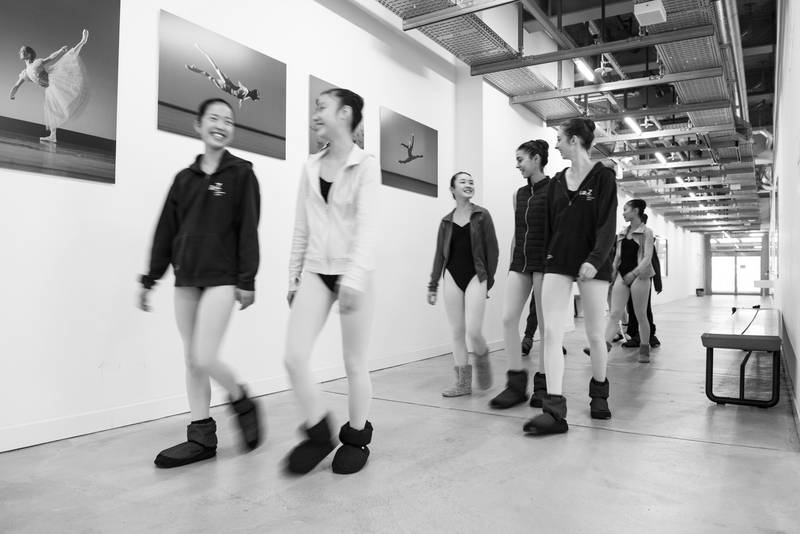 Photo: tAZ students walking down the tAZ corridors