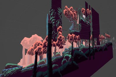 Studienprojekt «Bijou. Atmosphäre und Erkundung im handgezeichneten 2D-Spiel» von Alain Aebersold.